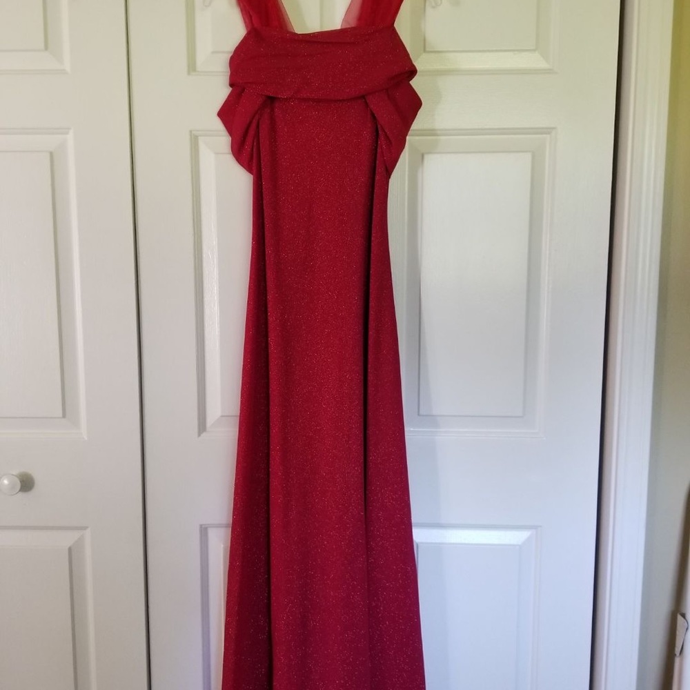 Prom formal RED floor length